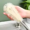 Juego de cepillos para tazas de mango largo para cocina, una herramienta mágica para limpiar manchas de té sin rincones muertos, cepillos para lavar tazas, botellas, termos y biberones