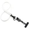 Cordón cruzado de 8 mm de cuero, tira redonda de cuero, clip trasero, junta, funda para tarjeta llave, multifuncional, puerto de carga, cordón para funda de teléfono