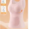 Período de Desarrollo Estudiante de Secundaria Chica Fiebre Calentador de Abdomen Chaleco Calentador con Almohadillas en el Pecho Niña Grande Ropa Interior Estilo Otoño/Invierno