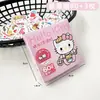 Nuevos Pegatinas Creativas de 63 Piezas de Kuromi y My Melody para Diarios Infantiles, Dibujos Animados Lindos de Alta Calidad Impermeables al por Mayor