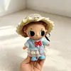 Solo Ropa de Muñeca Adecuada para Muñecas Nyota Little Moments Serie 15cm, Camiseta de Minnie, Falda Blanca de Gasa, Bolso de Hombro Kt