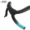 Fita para Guidão de Bicicleta com Tiras, Fita Antiderrapante Bicolor, Fita Colorida para Guidão, Acessórios e Equipamentos de Ciclismo Antiderrapantes Resistentes ao Desgaste