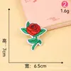 Parches de Bordado para Computadora al por Mayor en Stock, Parches de Tela Florales de Hortensia y Rosa para Decoración de Ropa y Reparación de Agujeros Insignias de Bordado