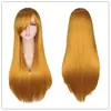 Peluca Cos Peluca de Pelo Largo Recto Colorida Peluca de Cosplay Estilo Anime Europeo y Americano En Stock Peluca de 80 cm En Stock