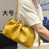 2024 Luojia Nuevo Bolso Flamenco* Bolso Nube Bolsa de la Suerte Nuevo Estilo Chino Bolso de Hombro Simple Bolso para Debajo del Brazo Versátil de Moda