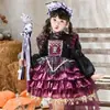 Vestido de princesa para niña, tutú estilo Lolita, disfraz de Halloween, vestido de Kuromi, vestido para fiesta de cumpleaños, vestido de princesa