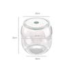 Frasco Transparente de Plástico Sellado Tarro para Almacenamiento de Té a Prueba de Polvo para el Hogar Caja de Almacenamiento para Pastel de Té Tarro de Té Cubeta de Té de Gran Capacidad
