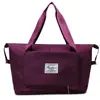 Bolsa de Viagem Grande Capacidade Dobrável Moderna para Viagem de Negócios de Curta Duração Armazenamento de Bagagem Bolsa para Maternidade Bolsa de Esportes Yoga Fitness Feminina