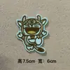 Nuevo Pegatina de Tela Bordada por Computadora de Doraemon Lindo Dibujo Animado Gato Ding-Dang Parche para Ropa Bolsa