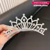 Pente de Cabelo Coroa de Princesa Infantil Festa Show Performance Adorno de Cabeça Pente Coroa de Noiva Adorno de Cabeça Coroa de Aniversário de Bebê
