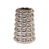 Jarrón de Perlas Simple Plateado Galvanizado Blanco Leche Cerámica Jarrón Ornamentos de Entrada Sala de Estar Mesa de Comedor Contenedor de Flores