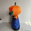 Amazon Calabaza Diabólica Inflable de Halloween con la Lengua Fuera Modelo de Calabaza Inflable Divertido Adorno de Decoración para Fiesta en el Jardín al Aire Libre