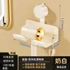 Suporte de secador de cabelo com ventosa, porta-papel higiênico para banheiro, à prova d'água, montado na parede sem furar, armazenamento multifuncional para secador de cabelo