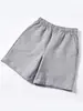 Pantalones Cortos Deportivos de Verano para Niños y Niñas, Pantalones de Cinco Puntos de Color Sólido, Pantalones Rectos Deportivos Casuales para Niños Medianos y Grandes