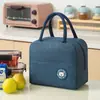 Bolsa térmica para almoço, bolsa térmica para almoço, bolsa para almoço para estudantes, bolsa para refeições para funcionários de escritório à prova d'água e resistente a óleo, bolsa de alumínio espessa