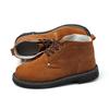 Sapatos de proteção de trabalho de sola de pneu masculinos cano alto anti-esmagamento anti-perfuração sapatos de trabalho atacado couro de vaca biqueira de aço cano alto sapatos de proteção