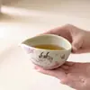 Xícara de Cerâmica Fofa com Design de Veado para Compartilhar Chá no Estilo Chinês, Peça Única para Uso Doméstico, Acessório de Chá para Cerimônia do Chá