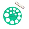 Producto popular transfronterizo: Calibrador de Medición para Chupete de Bebé de Silicona de Grado Alimenticio, Regla de Medición de Tamaño de Seno, Regla de Medición para Sacaleches, Leche Materna
