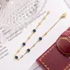 Pulsera Fina de Zafiro para Mujer, Diseño Japonés de Lujo Ligero, Regalo de Cumpleaños para Novia o Mejor Amiga, Estilo de Nicho de Alta Gama, Versátil y Elegante