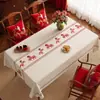 Toalha de Mesa de Ano Novo 2026 Ano do Cavalo, Sem Lavar, Impermeável, À Prova de Óleo, Vermelha, Atmosférica, Luxuosa, Toque de Alta Qualidade, Capa de Mesa de Ano Novo