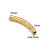 Pingente Rosqueado de Cotovelo 37mm Banhado a Ouro 18K de Aço Inoxidável DIY Moda Colar Pulseira Acessórios de Joias Lote Transfronteiriço
