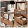 Estantería de Madera Maciza Estilo Medieval con Puerta Gabinete de Almacenamiento de Revistas para Sala de Estar Apartamento Pequeño en Casa Sofá Gabinete de TV Gabinete Lateral
