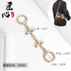 Trébol de cuatro hojas decoración de axila bolsa de extensión cadena bolsa de cadena con cadena compra única extensión desmontable accesorios metálicos transformación