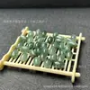 Jade Natural Grado A Verde Aceite Birmano Cuentas Sueltas Cuentas Redondas Hielo Ceroso Cuentas para Hilo de Jade DIY Pulsera Collar Cuentas Culturales Cuentas Espaciadoras