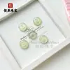 Colgante Hebilla de Paz de Ágata Multicolor Jadeíta Hebilla de Paz de Ágata Blanca Jadeíta Colgante de Jadeíta Joyería DIY