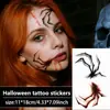 Tatuaje Temporal Transfronterizo Oscuro Bicolor Garra Negro y Rojo Patrón de Garra Explosión Gótico Tensión Fresco Atmósfera de Nicho