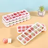 Forma de Gelo de Silicone de Grau Alimentício Reutilizável para Congelador Doméstico
