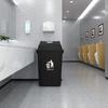 Contenedor de Basura de Plástico para Clasificación de Residuos para Exterior con Tapa de Cubierta Abatible Hogar Escuela Comunidad Área Industrial Oficina Contenedor de Saneamiento