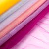 Poliéster 28g rede reforçada com glitter seda brilhante malha hexagonal tecido saia TUTU brinquedo vestido infantil embalagem de flor rígido