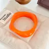 Pulseras de Resina Geométricas Irregulares Manchadas Transfronterizas Europeas y Americanas, Pulseras Personalizadas de Moda, Joyería de Lujo Ligero y de Gama Alta al por Mayor