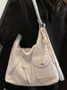 Bolsa de Grande Capacidade Popular Feminina Bolsa de Ombro Verão 2025 Nova Bolsa Transversal Simples Tendência da Moda Bolsa Mochila