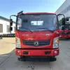 Remolque Plataforma para Excavadora de 13 Toneladas Se Puede Instalar a Plazos. Camión Transportador Plano Nacional Vi Dongfeng Huashen T1 Placa Amarilla Pequeña