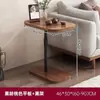 Mesa lateral de sofá de altura ajustable para uso doméstico, mesa lateral pequeña móvil para sala de estar, mesita de noche simple para dormitorio, mesita de café pequeña para personas perezosas