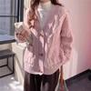 Cardigan Jaqueta de Tricô com Botão de Chifre Torcido Vintage para Mulheres, Novo Estilo Coreano e Japonês de Outono/Inverno, Suéter Casual Solto Plus Size Transfronteiriço