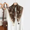 Pañuelo Cuadrado Vintage con Borlas Estampado Paisley Pañuelo para el Cuello con Colgante Estampado de Lunares y Anacardos Pañuelo de Seda con Flecos para Mujer Imitación de Algodón y Lino