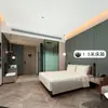 Mobiliario Estándar para Habitación Estándar de Hotel Atour S, Juego Completo para Casas de Huéspedes, Hoteles y Apartamentos, Incluye Camas Individuales y Dobles, Mesas Redondas, Bases de Cama Dedicadas y Mesitas de Noche