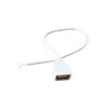 Cabo de Alimentação USB Fêmea 30cm Caixa de Bateria Solar 2 Vias 4 Vias Cobre Puro Conector Fêmea Cabo de Alimentação Descascado Cabo de Extensão