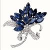 Estilo Caliente Ecológico Recomendado Broches de Flor de Alta Gama Incrustados con Diamantes, Joyería de Ramillete de Moda, Pines de Varios Colores, Venta al por Mayor de Fabricantes