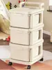 Carrito Pequeño Armario de Almacenamiento, Estante para Snacks, Estante Móvil de Piso Tipo Cajón para Almacenamiento de Productos para Bebés, Cocina Extraíble