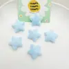 Nuevo Tamaño Pequeño 2.5cm Doble Cara Estrella de Cinco Puntas Adorno de Felpa Accesorios Figura de Muñeca DIY Material de Decoración Venta al por Mayor