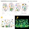 Pegatinas de Pared Xino Yg_X20 Mundo Submarino Luminoso Transfronterizo para Habitación de Niños, Dormitorio, Baño, Sala de Estar, Balcón Decoración de Pared