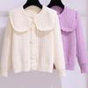Cárdigan de punto para niña, nuevo suéter de estilo occidental para niña, abrigo de primavera y otoño, ropa de otoño para niña pequeña
