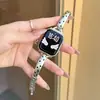 Pulsera Metálica Estilo Simple de Puntos para Apple 10 S11 Samsung Xiaomi Huawei Gt6 Fit5 Correa de Muñeca