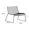 Silla Ins Nórdica, Silla de Comedor Moderna de Hierro Artístico de Lujo Ligero, Mueble Sencillo de Mesa y Silla para Balcón al Aire Libre, Ocio, Celebridad de Internet, Hogar