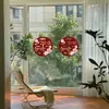 Pegatinas Decorativas Antiestáticas para Bodas con Personaje de Doble Felicidad 3D para Decoración de la Habitación de Boda, Set Especial para Puerta de Boda y Arreglo de Dormitorio