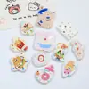 Impreso de Dibujos Animados Gato Perro Estrella Hombre Cachorro Manzana DIY Hecho a Mano Cadena para Teléfono Móvil de Cuentas Llavero Accesorios de Joyería